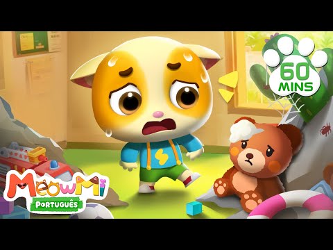 🐱 Show da Família Gato - Sim Sim, Cada Coisa em Seu Lugar🧸 | 1 Hora de Compilações Engraçados