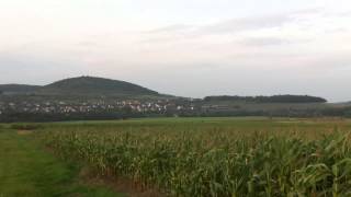 preview picture of video 'Diebach Ortsteil Stadt Hammelburg unterfränkischen Landkreis Bad Kissingen Fahrradweg Saaletal'