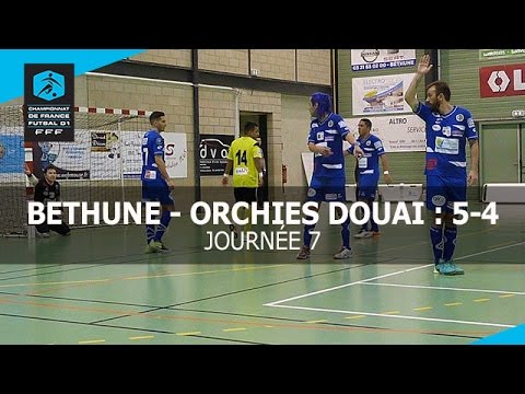 J7 : Béthune Futsal - Orchies Douai (5-4), le résumé