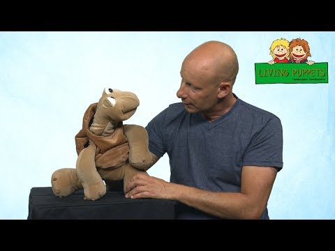 Schildkröte Sammy - Living Puppets Handpuppen mit  Bauchredner  Benjamin Tomkins