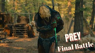 Prey(2022) Final Battle HD - Naru Vs Predator Brutal Fight - Naru kills The Predator - Prey(2022) HD