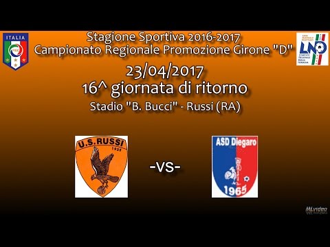 23/04/17- Promoz. ER D – 16^ rit. US Russi-Diegaro 2-1 SINTESI