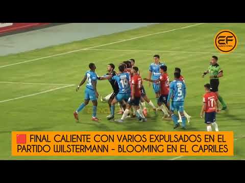 🔥🟥 Final caliente con varios expulsados en el partido Wilstermann 1 - 0 Blooming en Cochabamba
