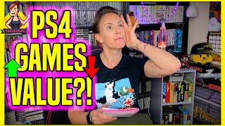 How much are 178 PS4 Games worth in TRADE and CASH value?