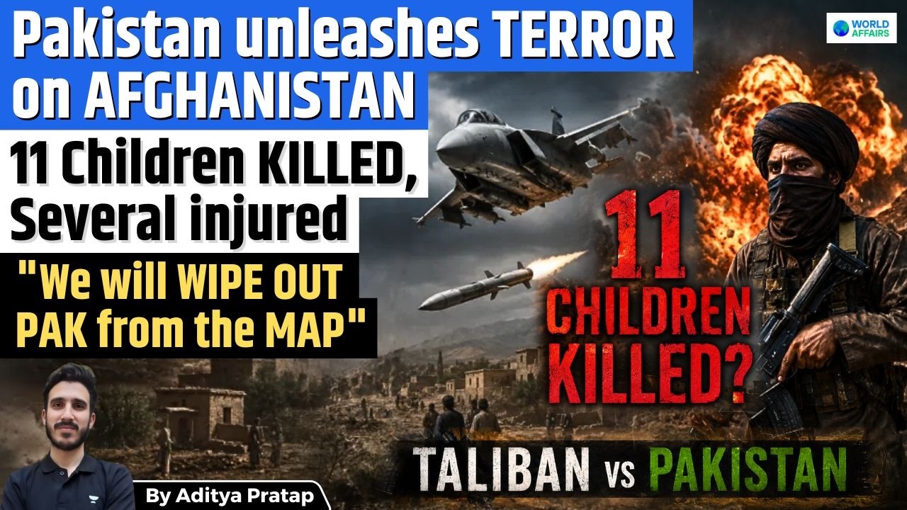 Pakistan Airstrikes Kill 11 Sleeping Children in Afghanistan – Taliban Reacts Strongly