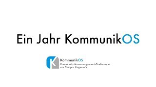 Unser Geburtstag – ein Jahr KommunikOS