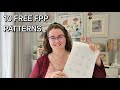 10 FREE Foundation Paper Piecing Patterns | FPP