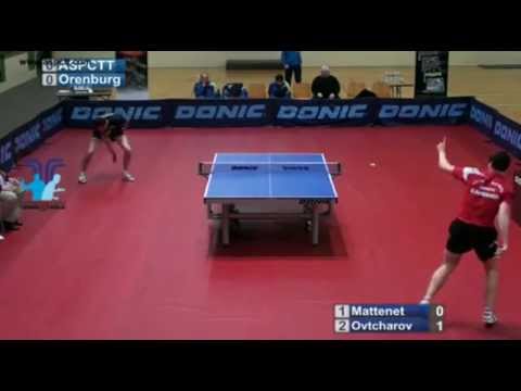Dimitrij Ovtcharov vs Adrien Mattenet[ECL 2011/2012]