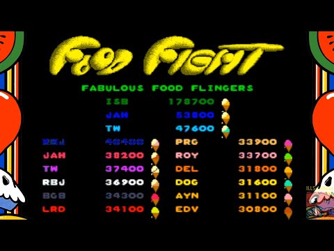 Food Fight [MAME] 178,700 🍉🥧