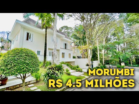 Vídeo do imóvel — Casa em Condomínio à Venda 4 Quartos  4 Suites 4 Vagas no Morumbi!