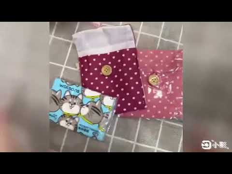 清新棉麻化妝包 鑰匙包 小物收納包