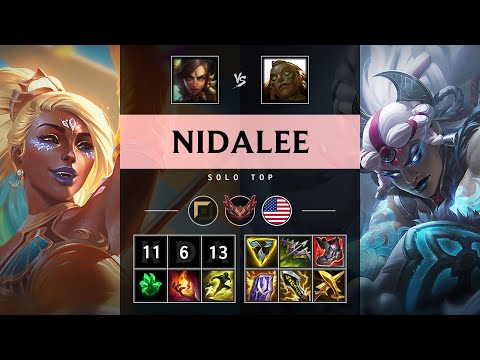 Nidalee Top vs Illaoi - NA Grandmaster Patch 25.21