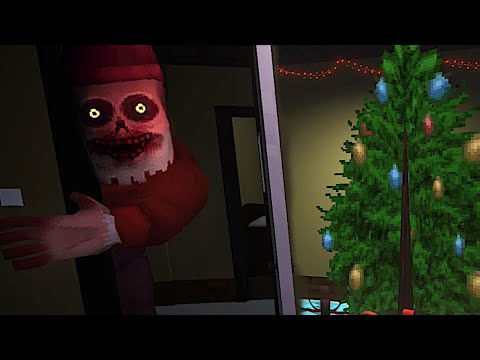 Santy Is Home In Your House Watching You Pour Milk & Cry He's Always Watching