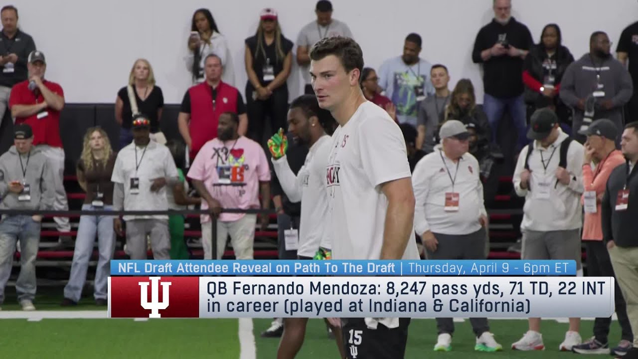 Fernando Mendoza Shows Off Arm Talent at Indiana's Pro Day