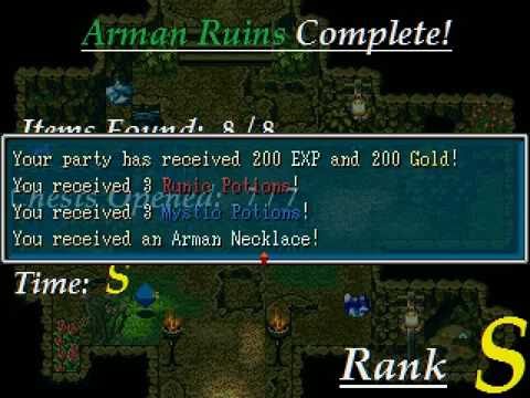 RPG Maker 2003 Lakria Legends Dungeon Rank System Video
