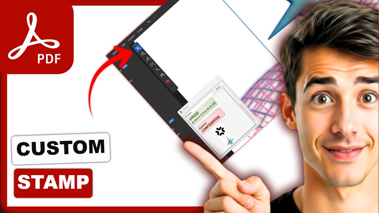 How to create a custom stamp in PDF with Adobe Acrobat (Easiest Way)(2026 Guide)