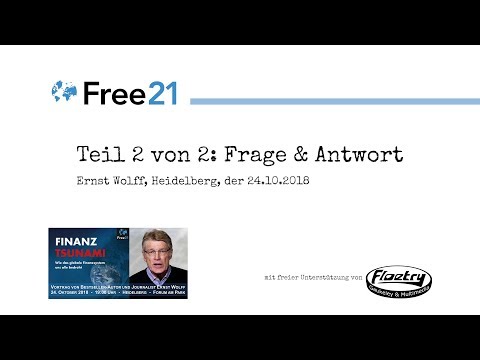 Finanz Tsunami Teil 2v2 - Frage & Antwort mit Ernst Wolff