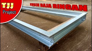 Download lagu Membuat kusen pintu baja ringan, kuat dan anti rayap mp3