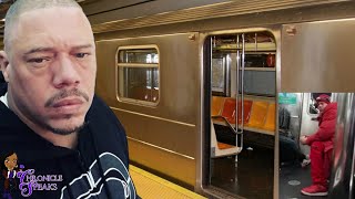 Man CAUGHT On Video SNATCHING Woman Off Subway! Says He Was Only Trying To Help video