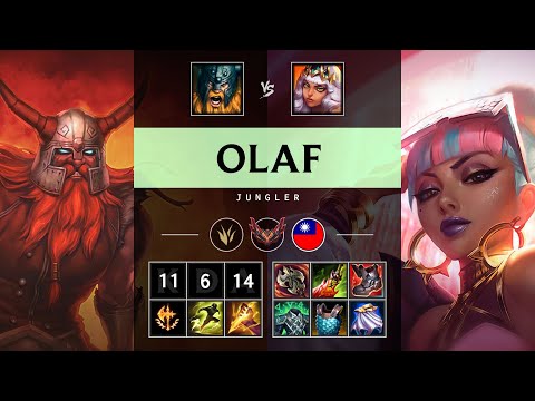 Olaf Jungle vs Qiyana - TW Grandmaster Patch 25.19
