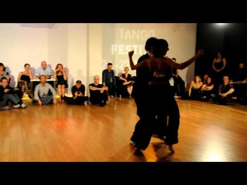 Bruno Tombari & Mariangeles Caamano 100% tango festival Ljubljana 25-03-2011 (milonga)