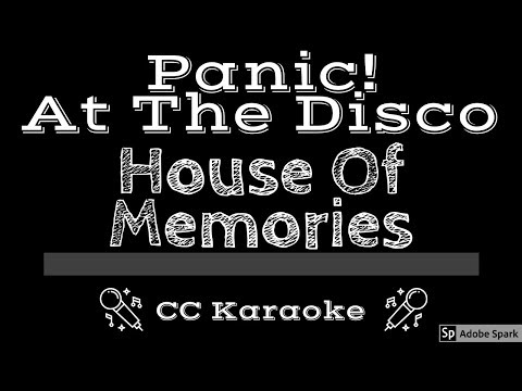 Panic At The Disco • House Of Memories (CC) [Karaoke Instrumental Lyrics]