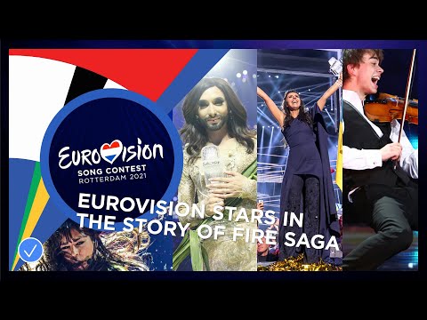 All the Eurovision Song Contest stars in 'The story of Fire Saga'