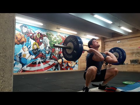 220lb/100kg Clean first time ever (random ++)