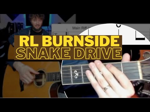 Snake Drive RL Burnside Guitar Lesson