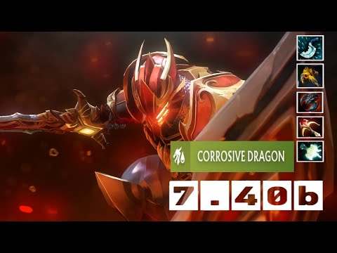 [DOTA 2] DRAGON KNIGHT [OFFLANE] [7.40b] [7900 mmr]