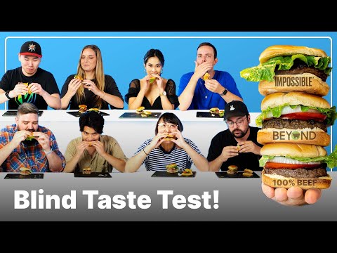 "BLIND" TASTE TEST: Beyond, Impossible and Beef...