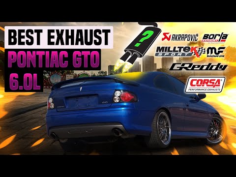 Pontiac GTO Exhaust Sound 6.0L V8 🔥 Straight Pipe,Acceleration,Turbo,Review,SLP,Corsa,Stock,Borla+