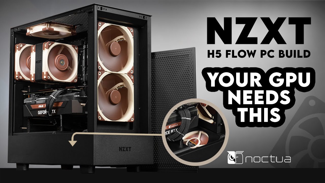 Vỏ máy tính NZXT H5 Flow White (Mid Tower/Màu Trắng)