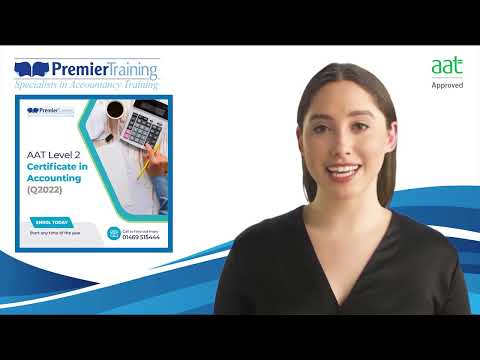 Information on Premier Training AAT courses for Q2022