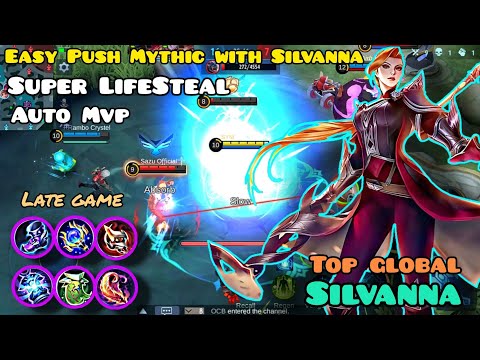 13 Kills + 6 Assist!! SILVANNA BULLY ENEMY EVERY TIME! Top 1 Global Build Silvana Boo Daynimo ~ MLBB