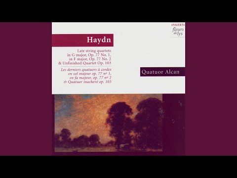 String Quartet in F Major, Op.77, No.2: Allegro Moderato