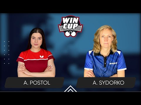 09:00 Anastasiia Postol - Anzhela Sydorko 19.12.2024 WINCUP Women Master. TABLE 1