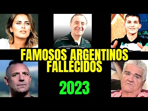 Famous Argentines who DIED in 2023 - Dark Argentina