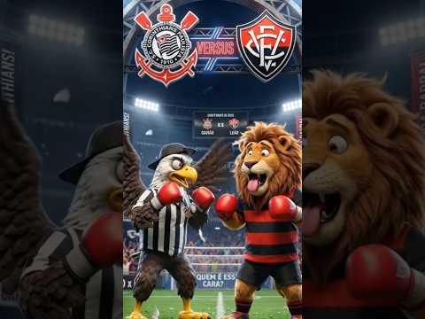 Corinthians x Vitória | Leão do vitóra e Gavião #corinthians #vitoria #futebol
