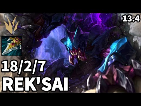Rek'Sai Jungle vs Kha'Zix - KR Master  | Patch 13.4