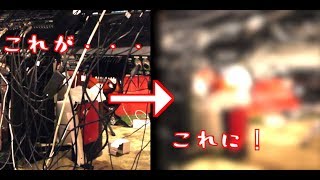 ケーブル量最強の俺がどこまで綺麗にできるか挑戦する。