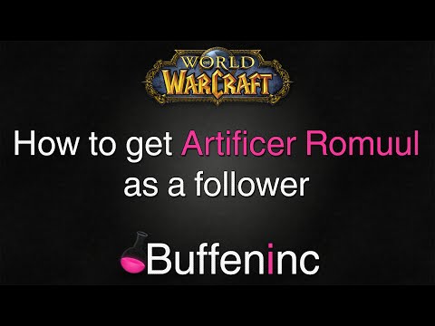 How to get Artificer Romuul as a Garrison Follower