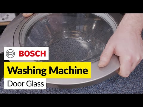 How to Replace the Door Glass on a Bosch Washing Machine