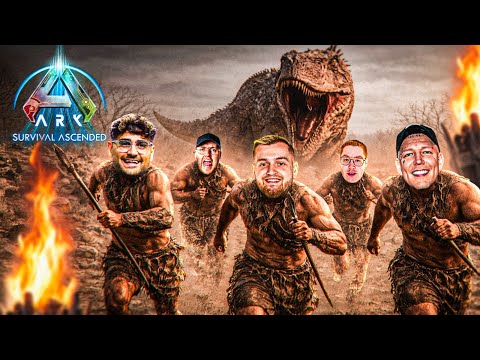 WIR FANGEN EINEN CARCHARODONTOSAURUS & BESIEGEN DEN ERSTEN BOSS!🦖ARK SURVIVAL ASCENDED mit der GANG🔥