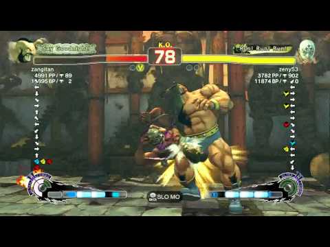 SSF4 AE Zangeif (zangitan) vs El Fuerte (zeny53) Japanese Ranking Match