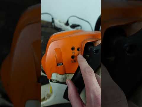 Motorsäge Vergaser einstellen #vergasereinstellung #Motorsäge #Stihl #Kettensäge