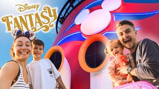 Disney Fantasy with TWO Young Kids, Our First Disney Cruise - DAY 1 (EMBARKATION)
