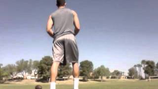 Philip Zavala punting workout 7/25/2011