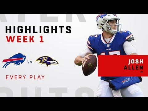 Every Josh Allen Play from NFL Debut!