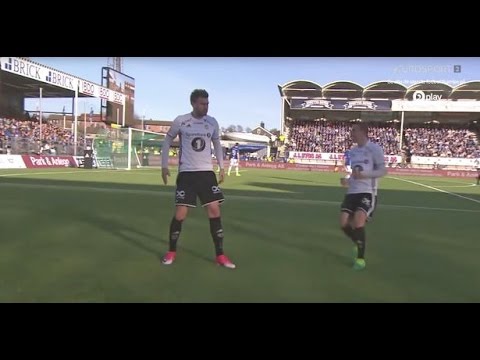 NICKLAS BENDTNER SCORES BRILLIANT GOAL FOR ROSENBORG -2017